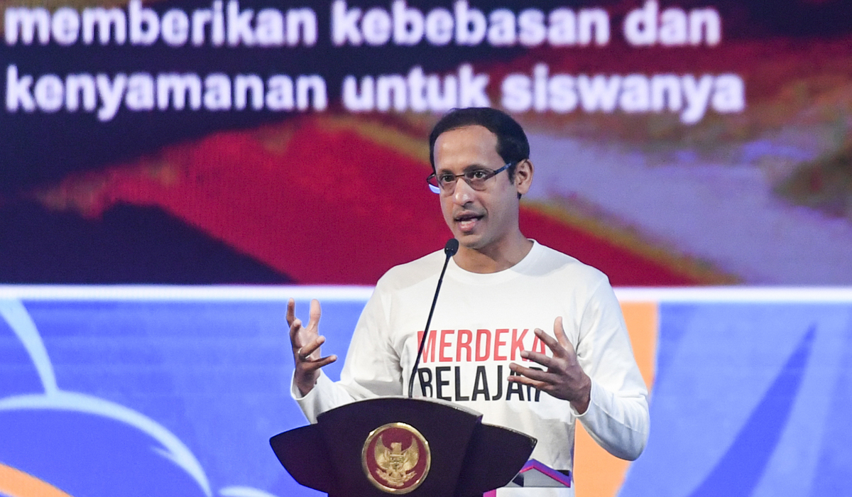 MENTERI Pendidikan, Kebudayaan, Riset, dan Teknologi (Mendikbud Ristek), Nadiem Makarim.
