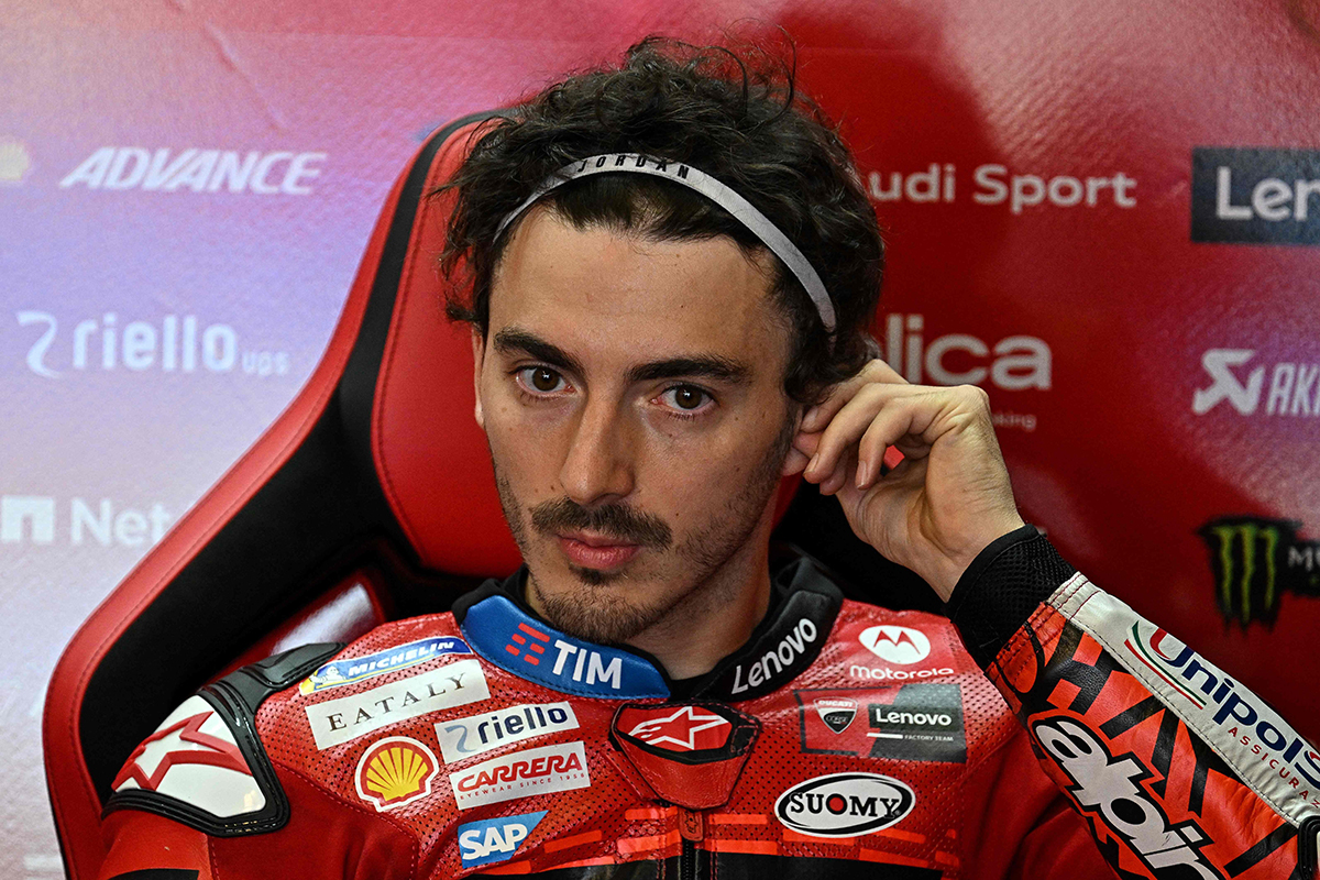 Pembalap Ducati Lenovo Francesco Bagnaia.