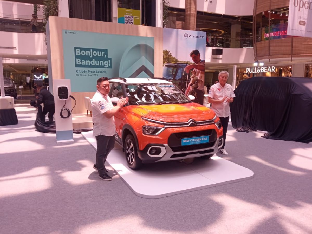 Citroen E-C3 Diperkenalkan di Bandung, Jawa Barat.