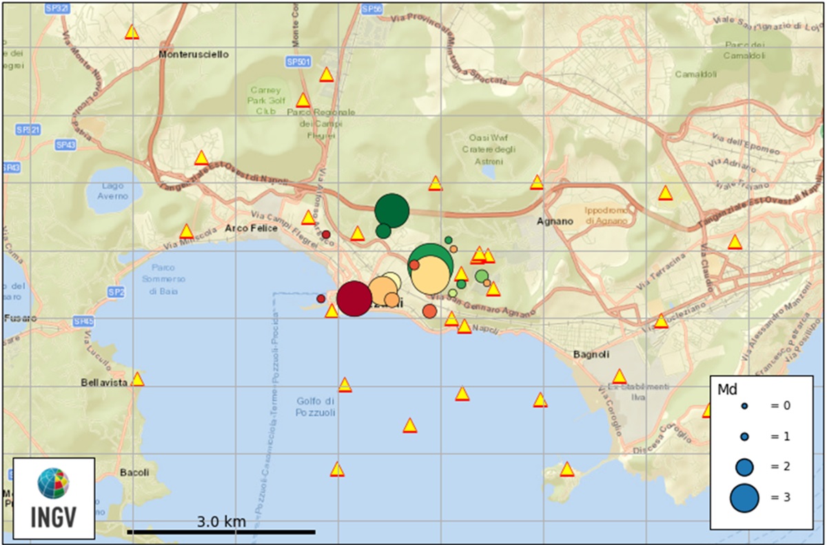 Kawasan Gunung Berapi Campi Flegrei Italia Dilanda Gempa Magnitudo 4,4  