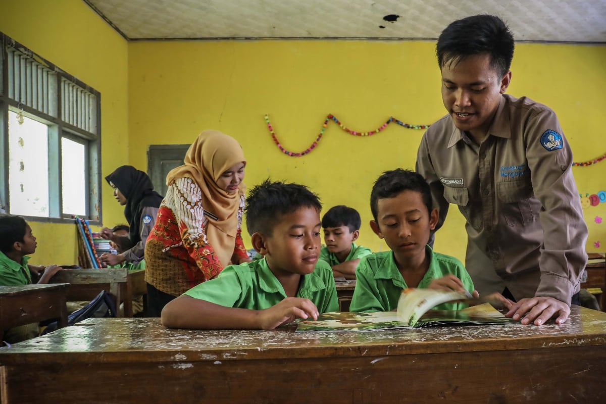 Ilustrasi, di hari pendidikan nasional 2024 Kemendikbud Ristek sebut masih menemukan kendala di sektor pendidikan