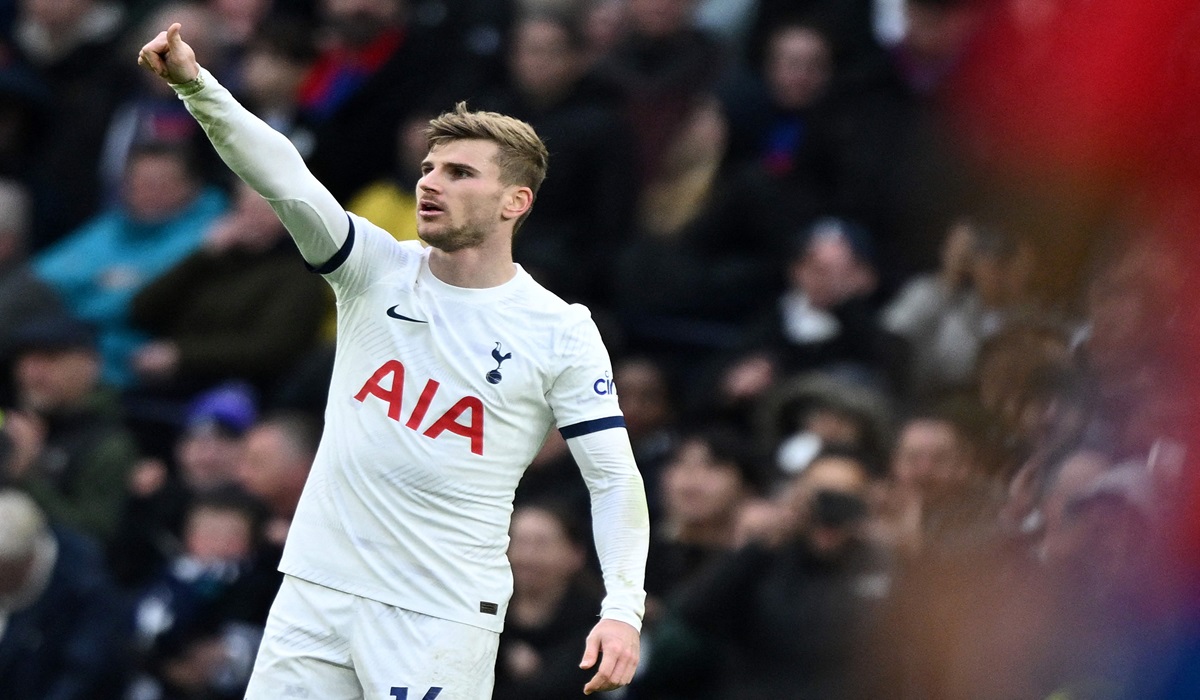 Penyerang Tottenham Hotspur Timo Werner