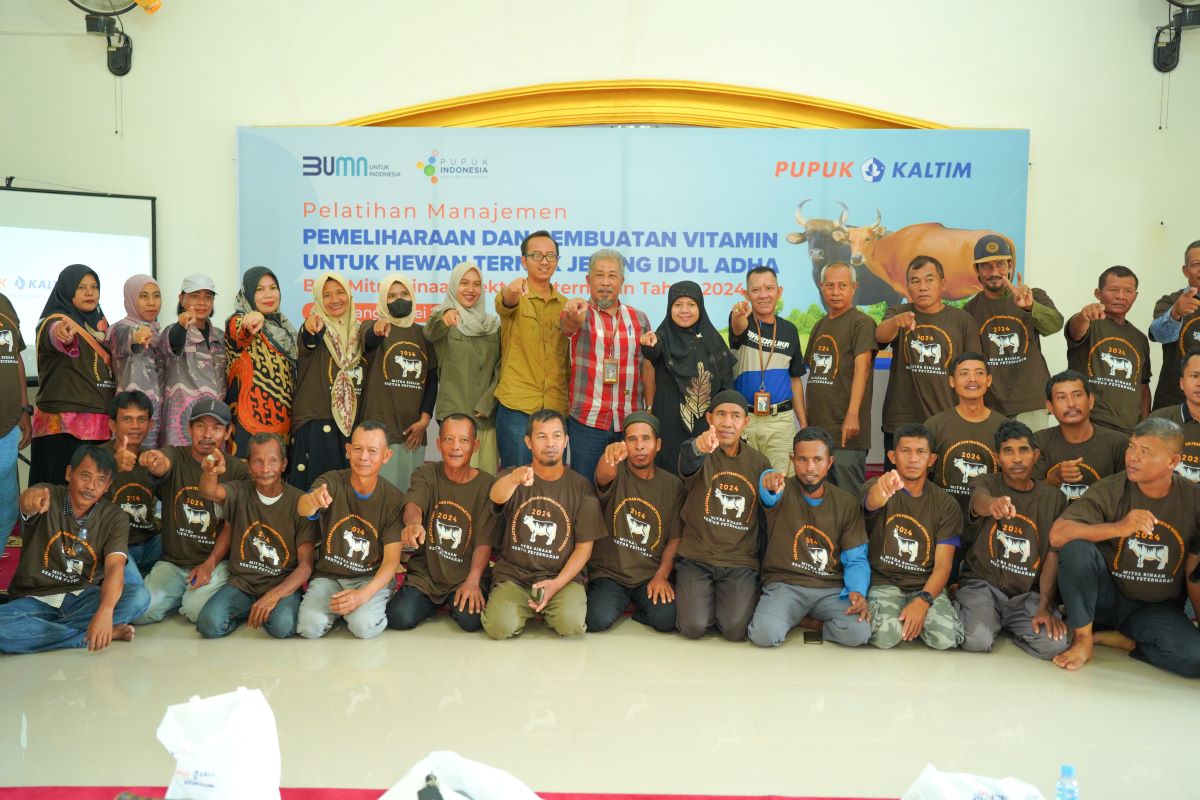 Pembinaan Manajemen Kesehatan Hewan kepada para peternak di Bontang, Kalimantan Timur.