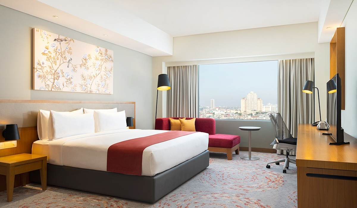Salah satu kamar di Holiday Inn & Suites Jakarta Gajah Mada