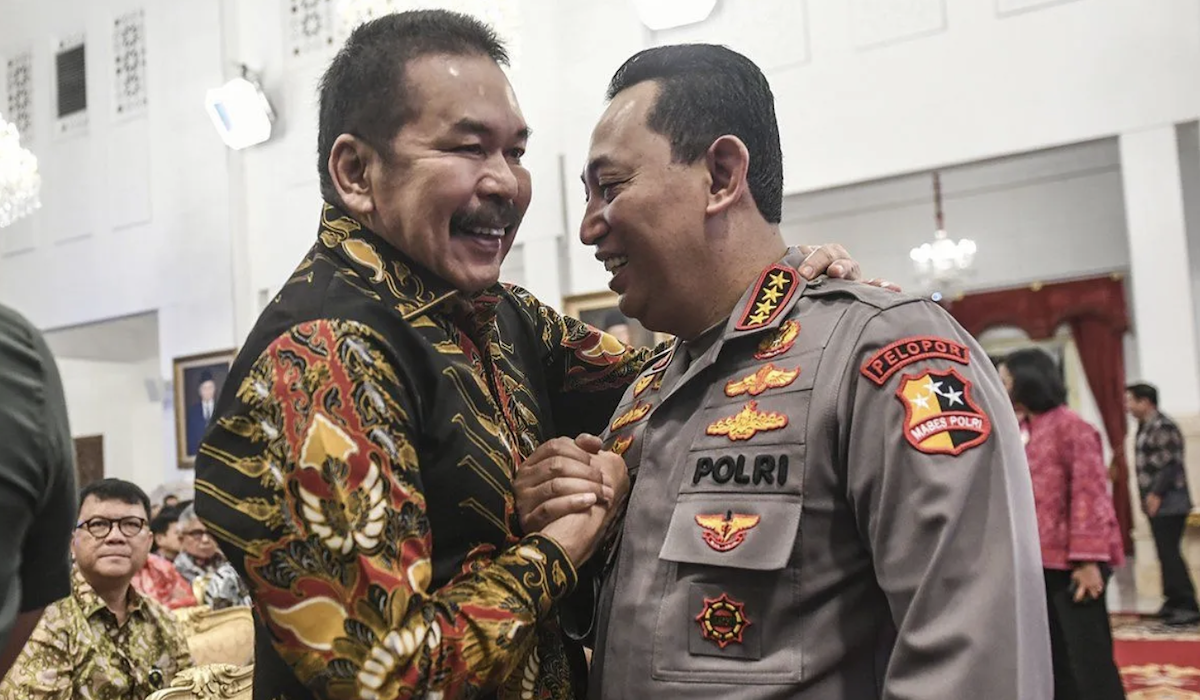 Kapolri dan Kejagung mesra 