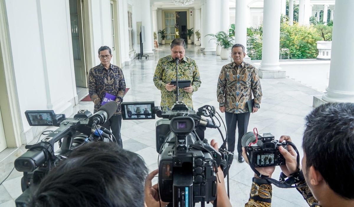 Menko Perekonomian Airlangga Hartarto.
