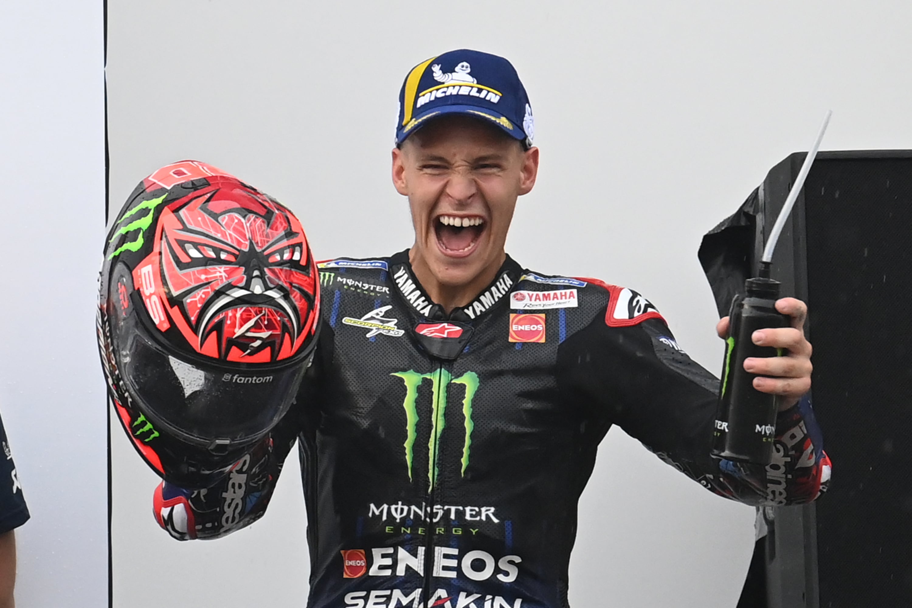 Pembalap Monster Energy Yamaha Fabio Quartararo. 