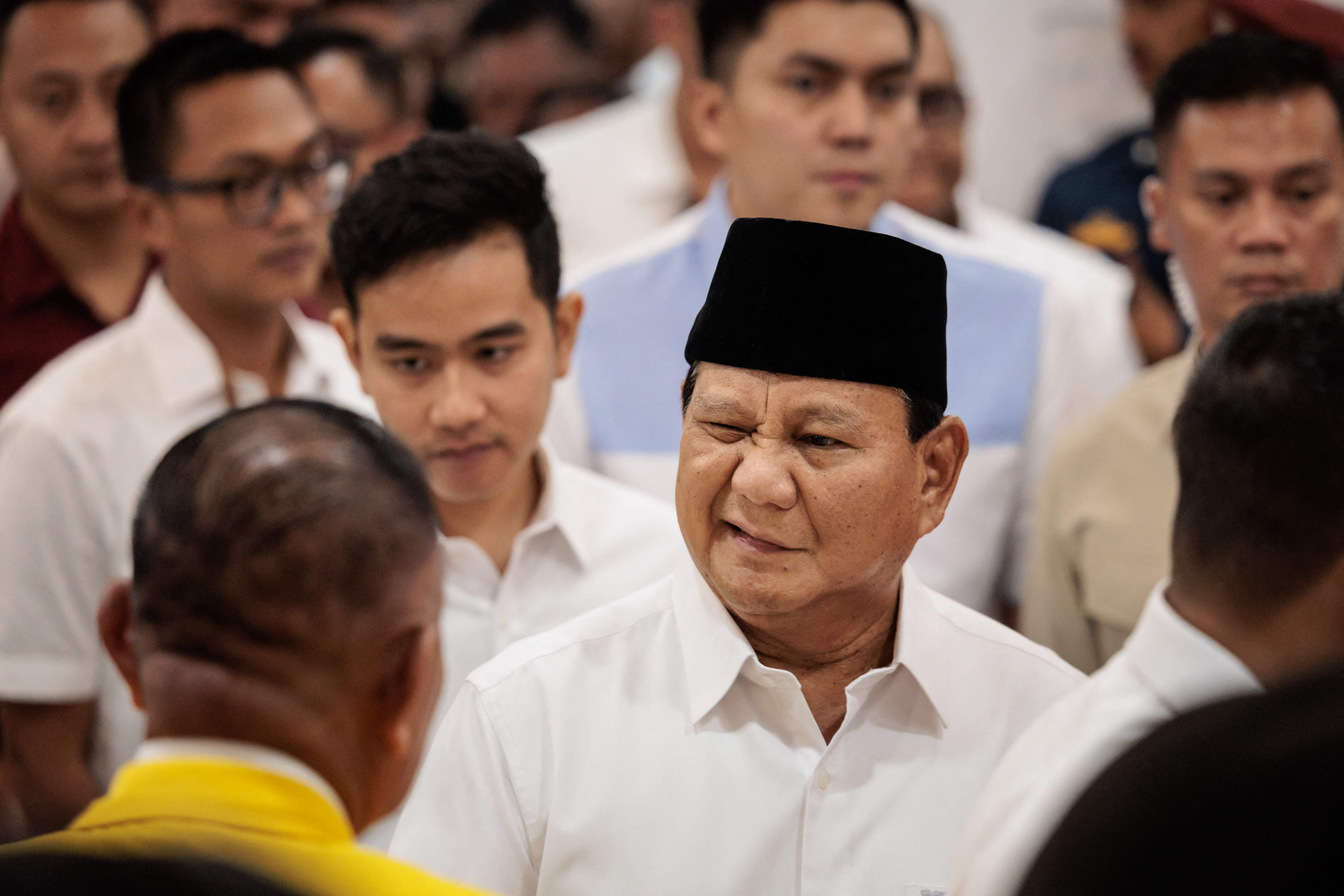 Calon Presiden terpilih Prabowo Subianto