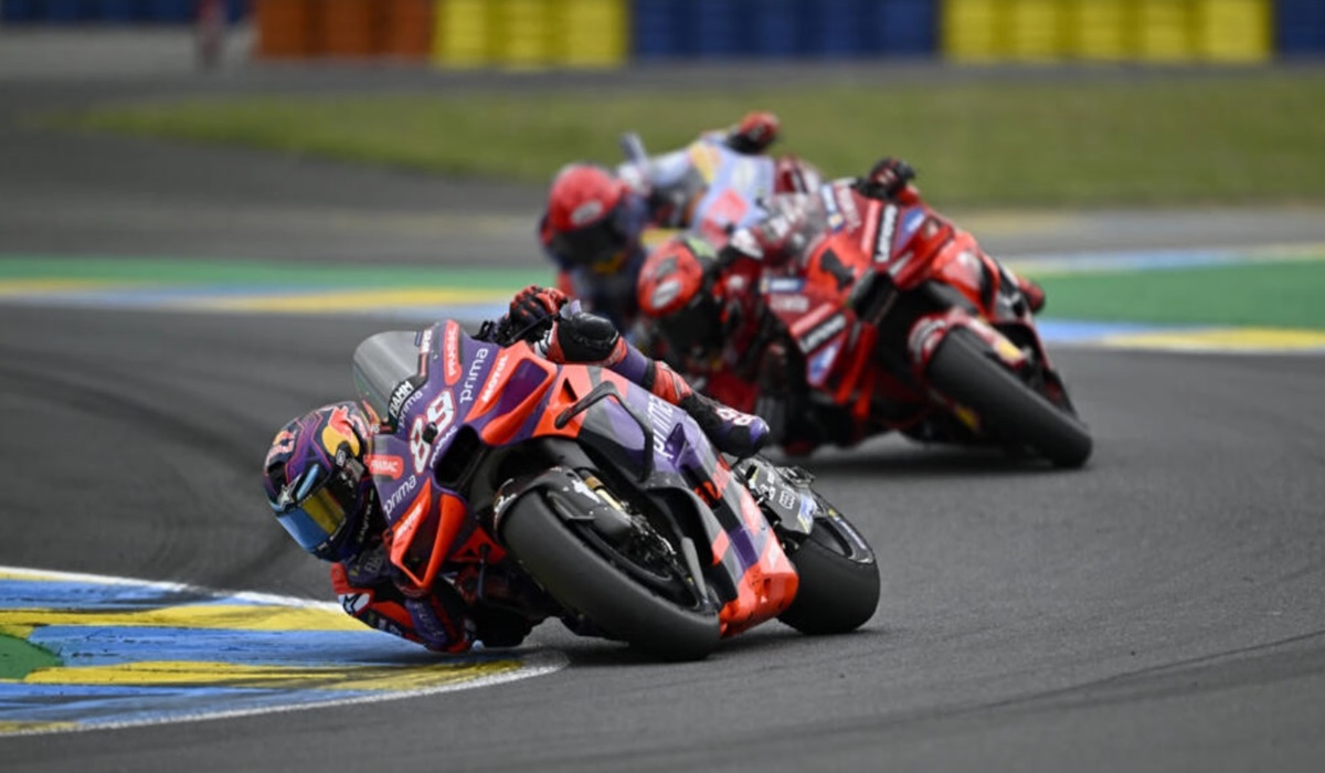 Pembalap Prima Pramac Racing Jorge Martin saat beraksi di GP Prancis