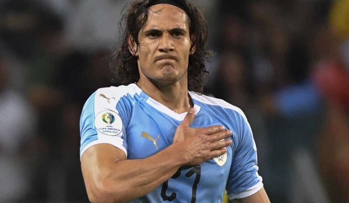 Penyerang timnas Uruguay Edinson Cavani