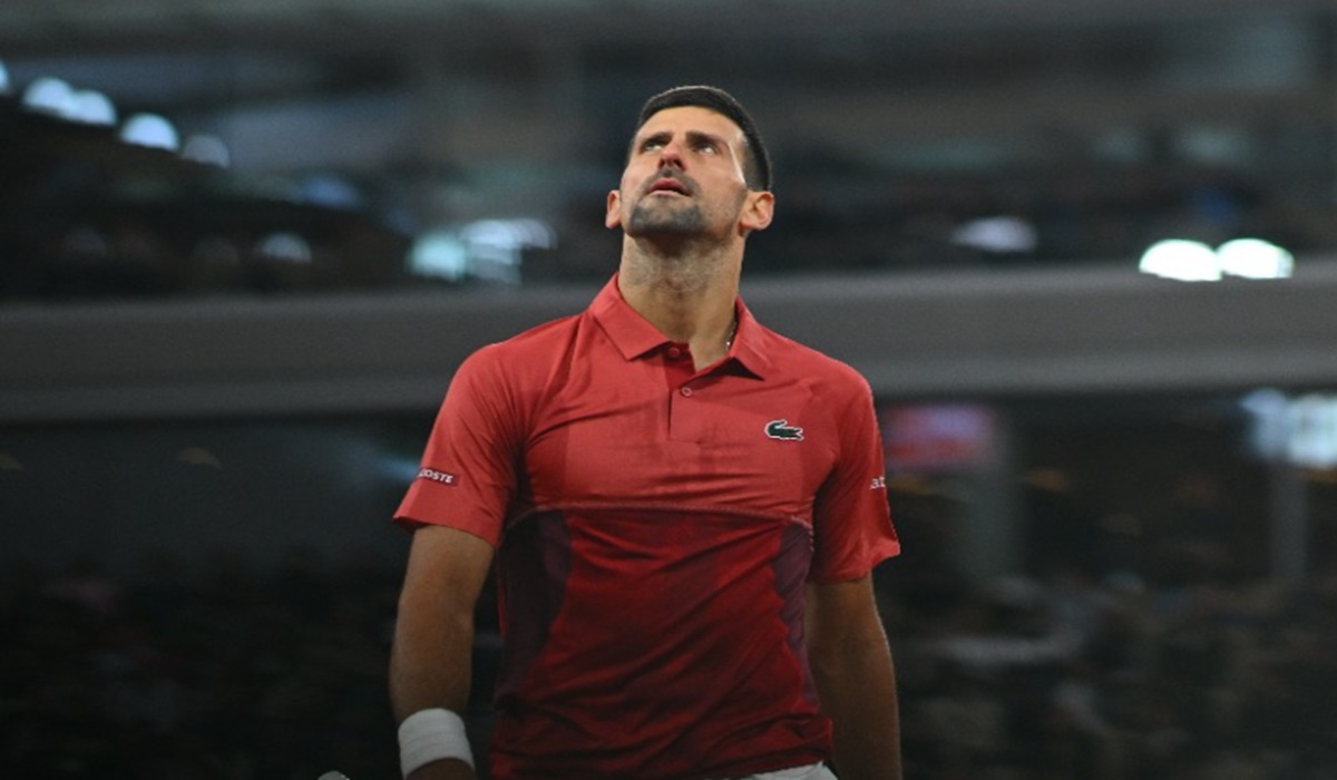 Petenis Serbia Novak Djokovic