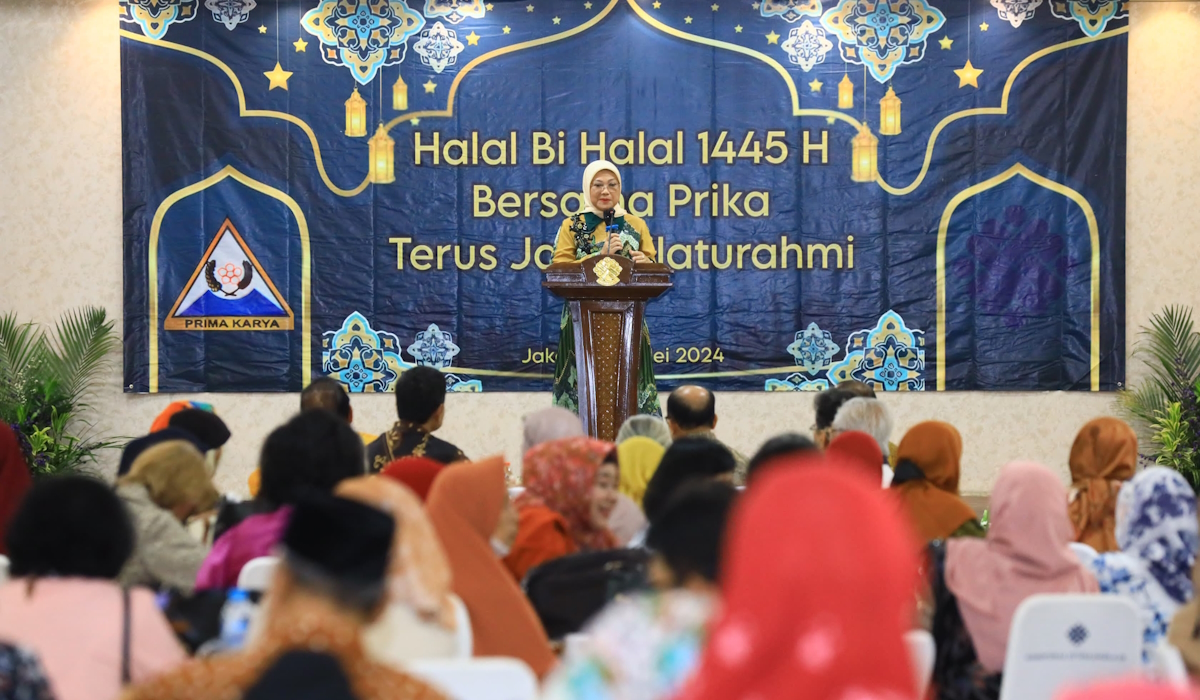 Menaker Ida Fauziyah menghadiri Halal Bihalal Persatuan Wredatama Prima Karya (PW Prika) Pusat