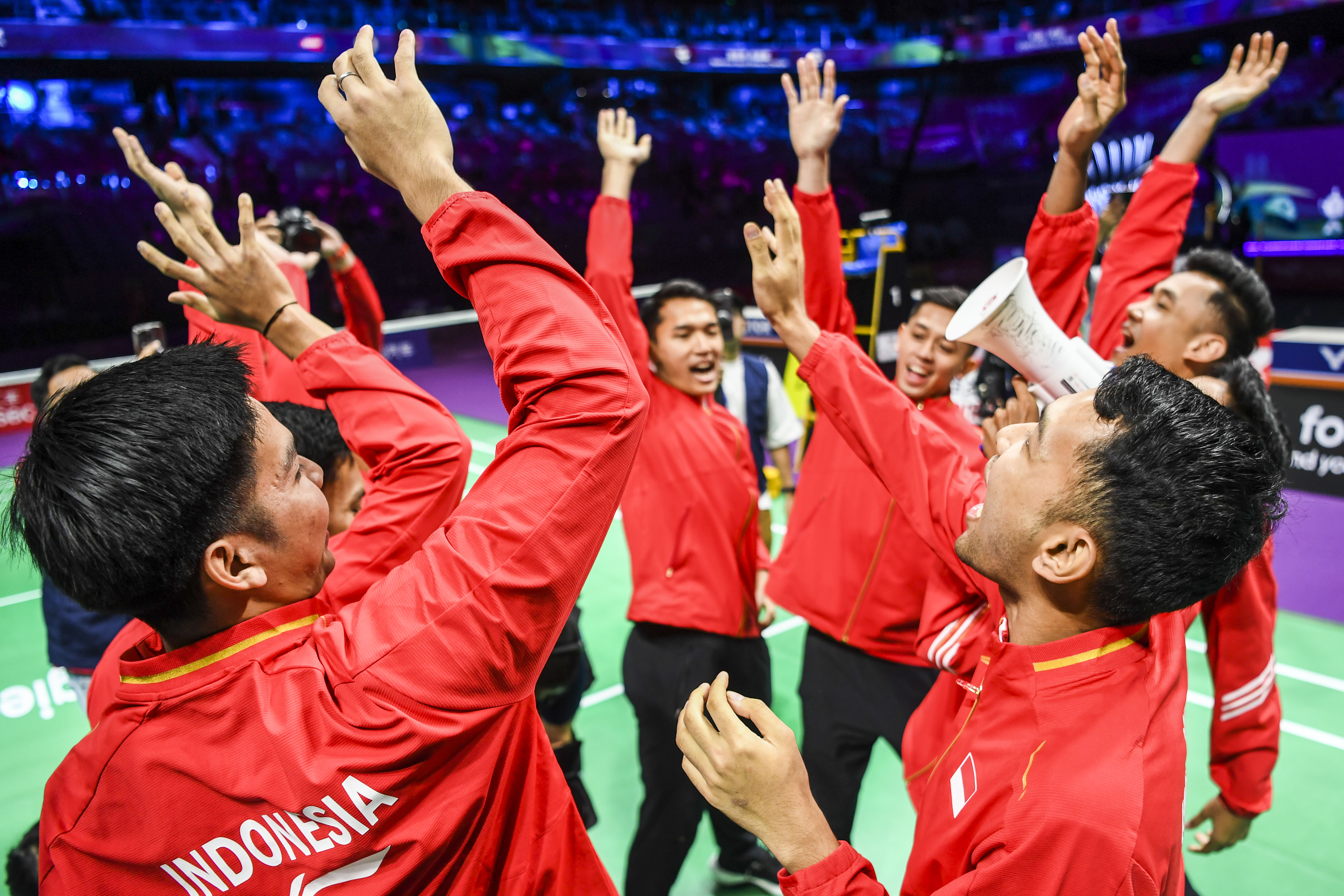 Atlet bulu tangkis Indonesia