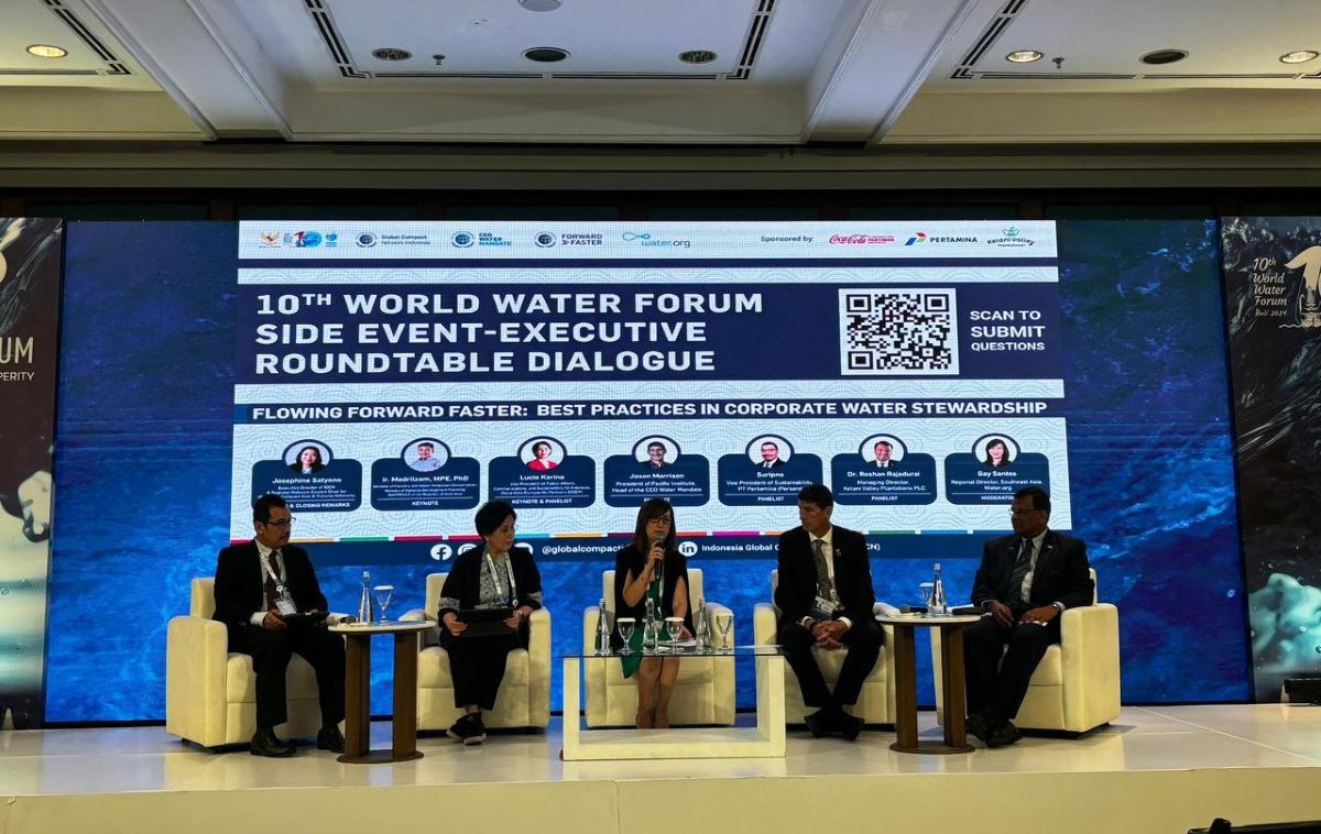 Sesi dialog di World Water Forum 2024 di Bali