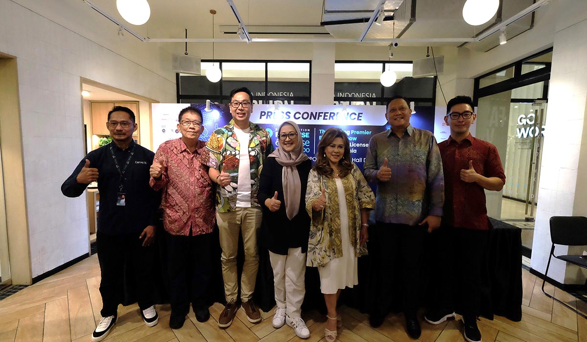 Konferensi pers Franchise & License Expo Indonesia (FLEI).
