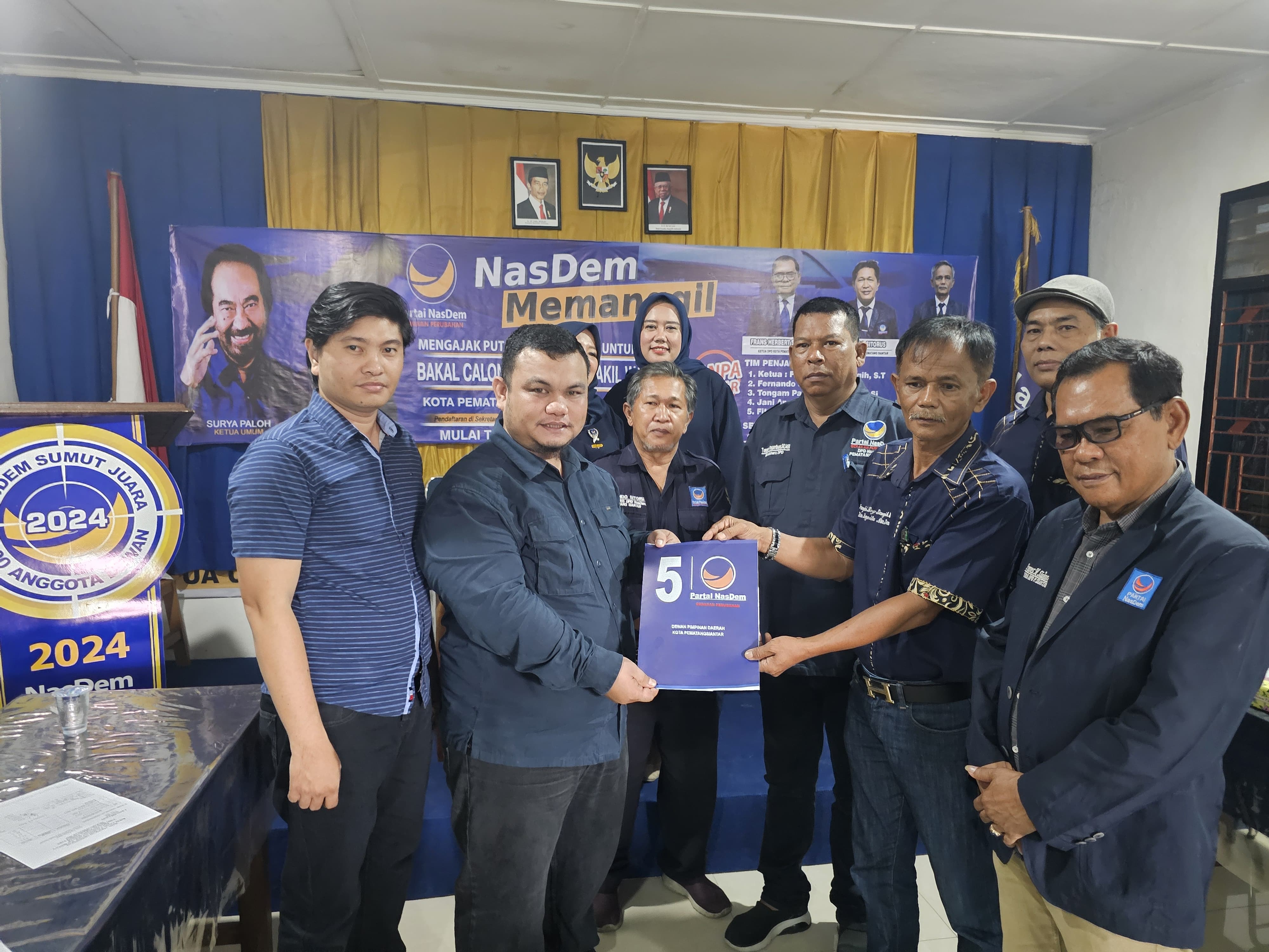 Bakal Calon Wali Kota Pemantangsiantar Fawer Sihite mengaku siap gabung NasDem