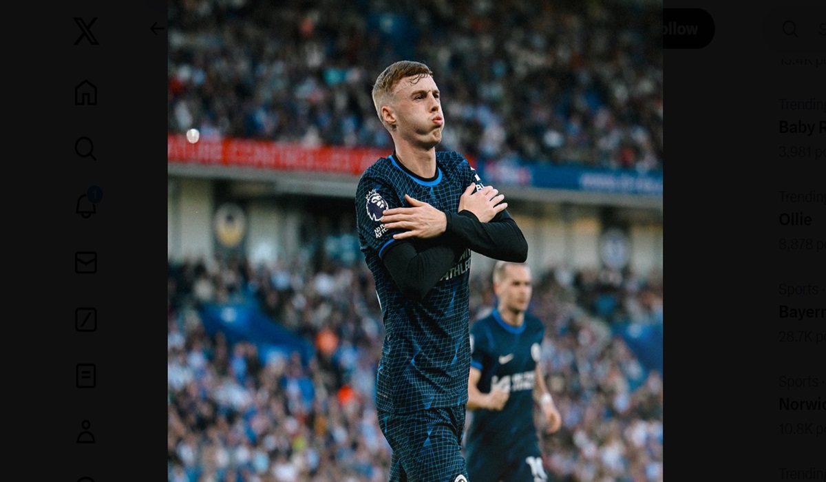 Pemain Chelsea Cole Palmer