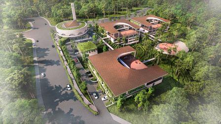 Desain komplek sekolah Islam Al Azhar Summarecon IKN