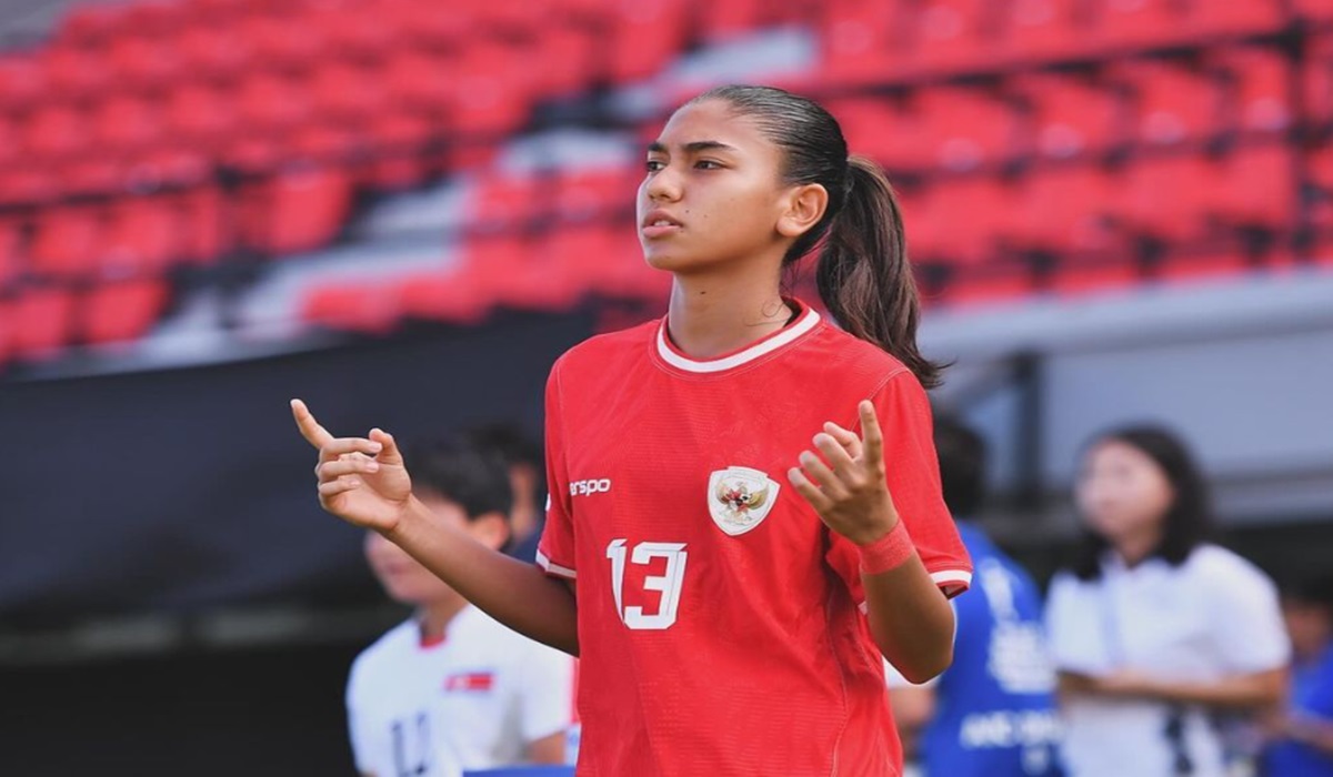 Pemain timnas Indonesia Claudia Scheunemann