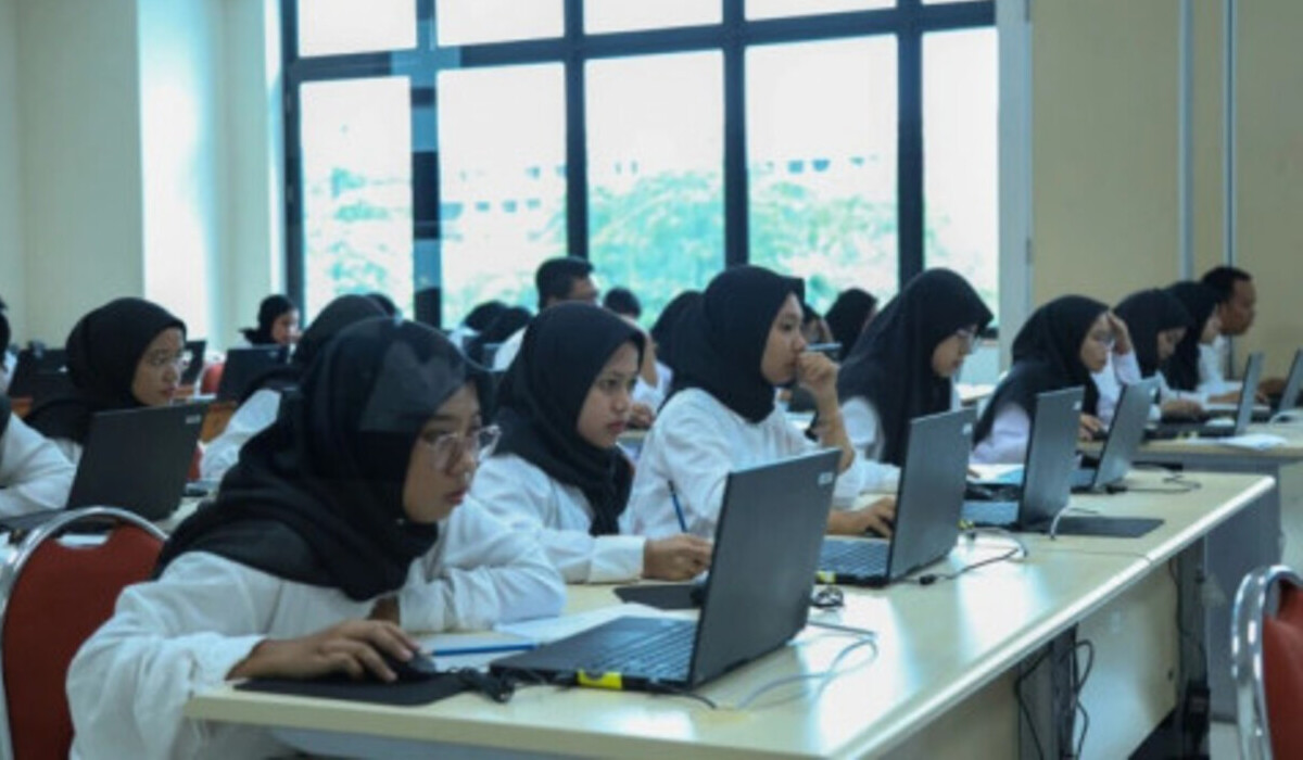 Suasana seleksi CASN di UGM Yogyakarta.