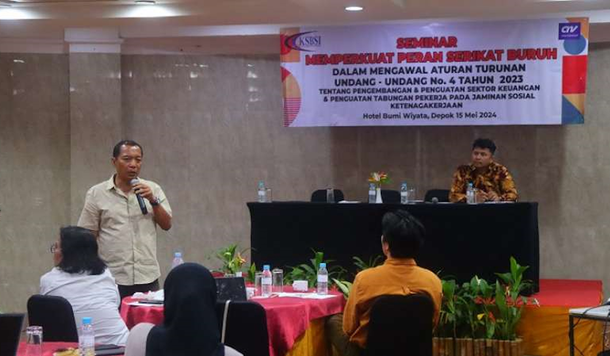 Ketua Majelis Penasihat Organisasi (MPO) KSBSI Rekson Silaban