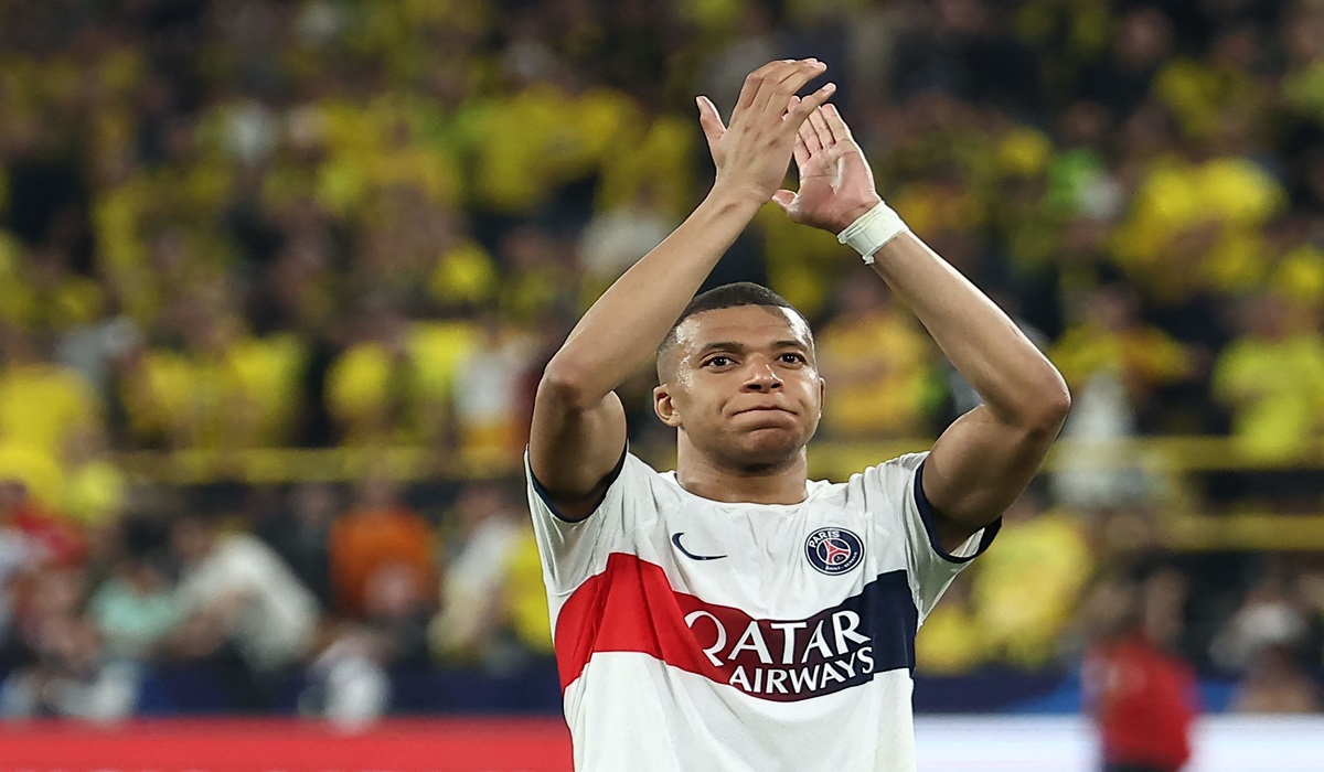 Penyerang PSG Kylian Mbappe