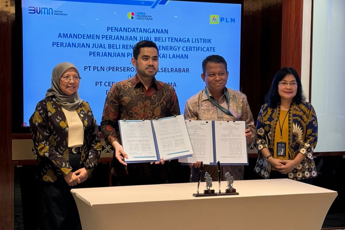 Penandatanganan antara PLN dan Ceria Group