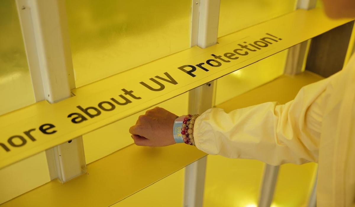 Peluncuran koleksi Uniqlo UV Protection 2024, di Plaza Senayan, Kamis (2/5/2024)