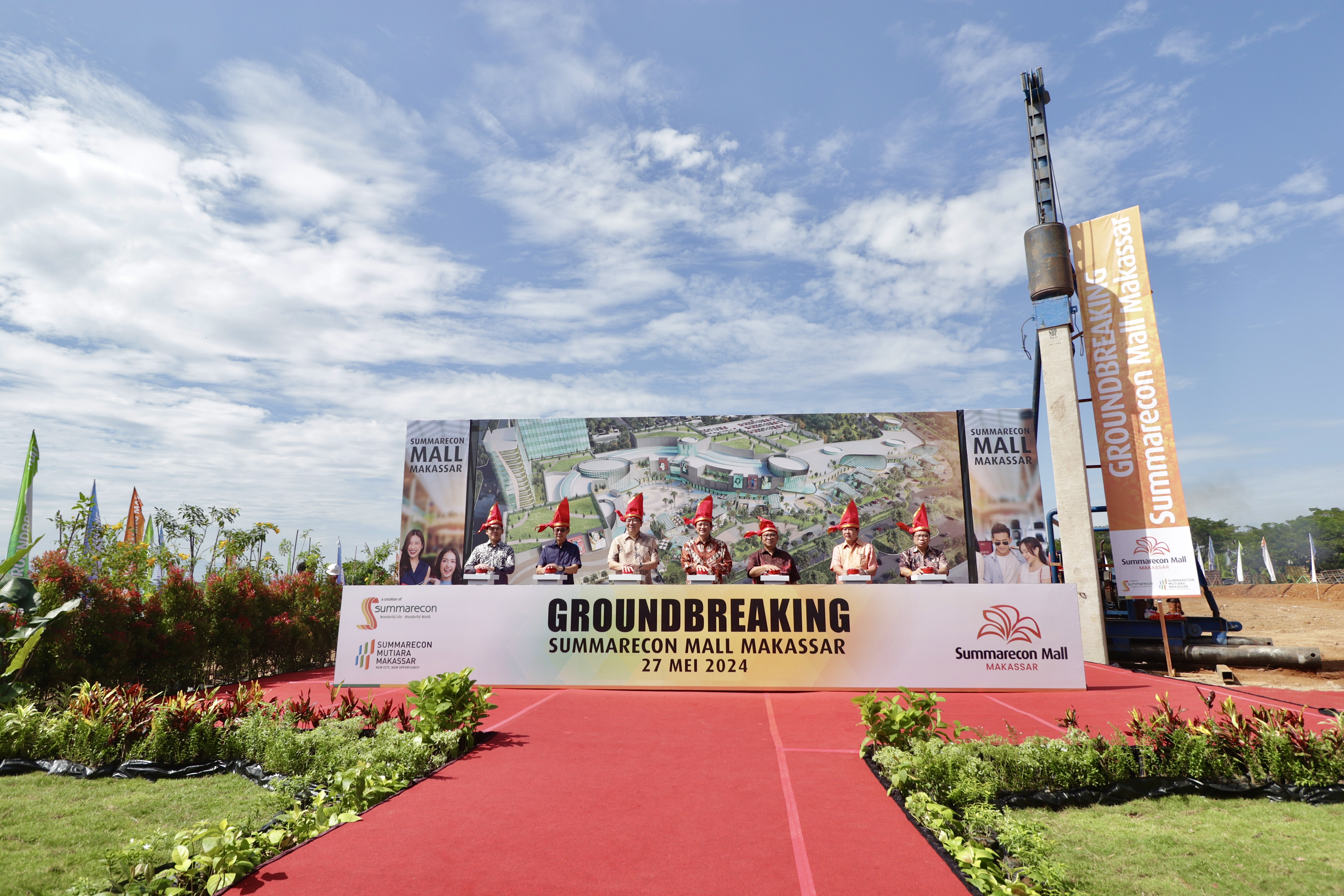 Groundbreaking Summarecon Mall Makasar
