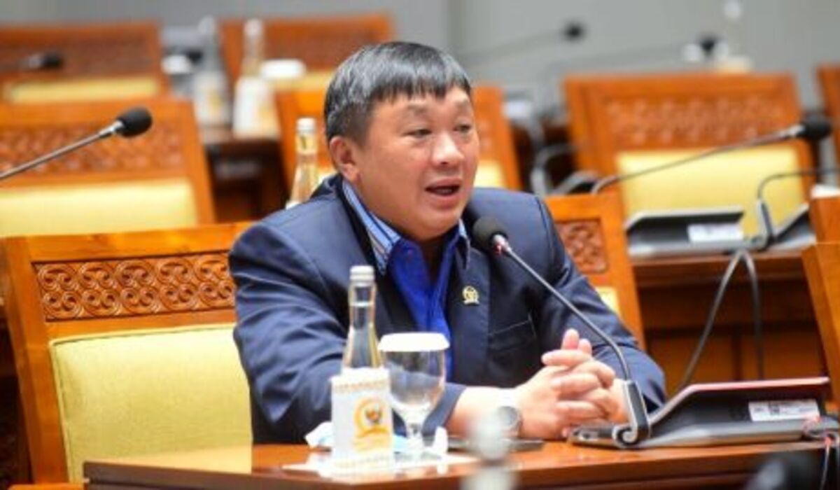 Anggota Badan Legislasi (Baleg) DPR Fraksi NasDem Rico Sia di Kompleks Parlemen, Jakarta Pusat, Kamis, 16 Mei 2024.