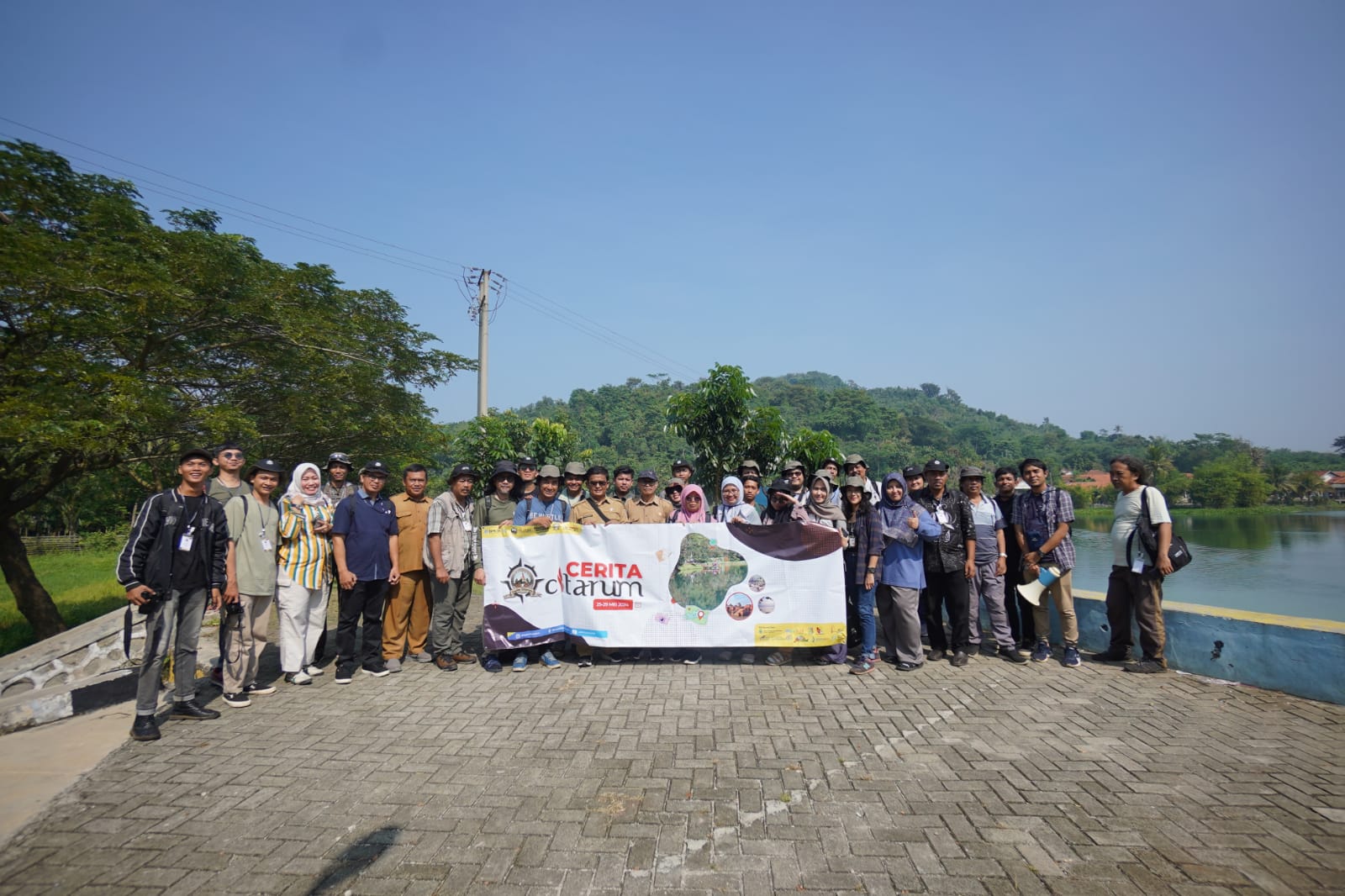 Komunitas jurnalis Jabar meriahkan pelestarian budaya Jejak Budaya Citarum yang diadakan Balai Pelestarian Kebudayaan wilayah IX. 