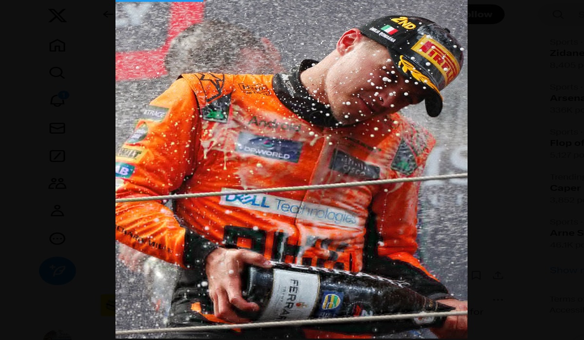 Pembalap McLaren Lando Norris