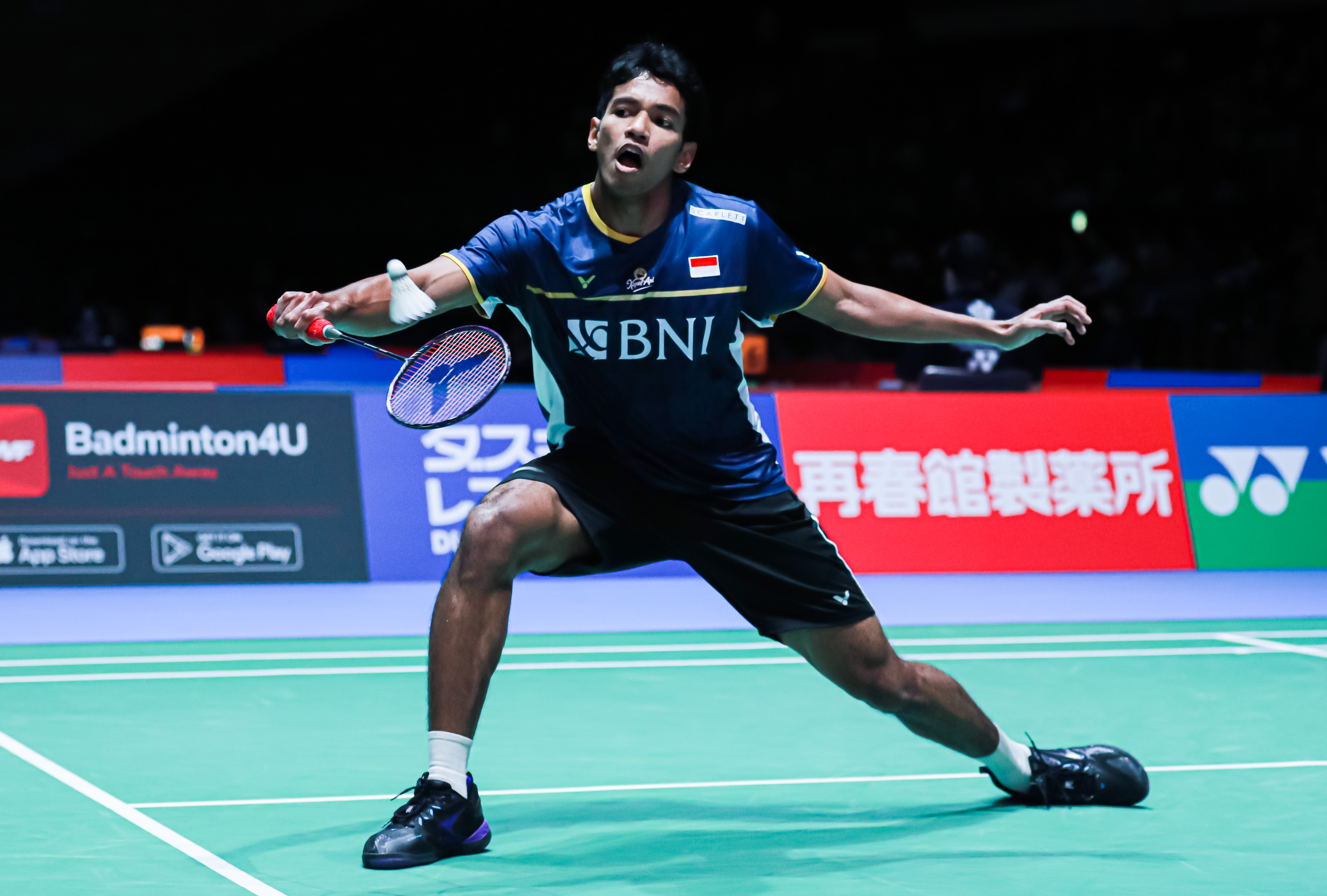 Pebulu tangkis tunggal putra Indonesia Chico Aura Dwi Wardoyo