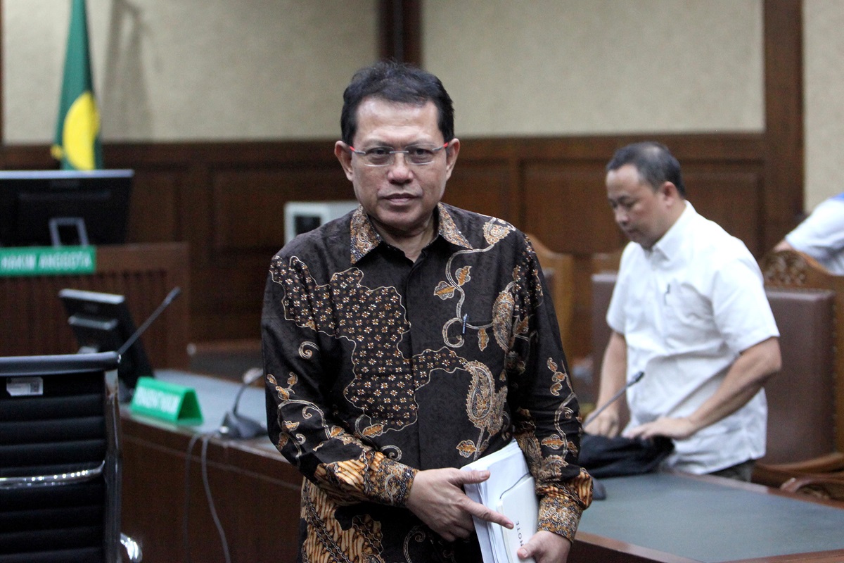 Sekretaris nonaktif Mahkamah Agung (MA) Hasbi Hasan