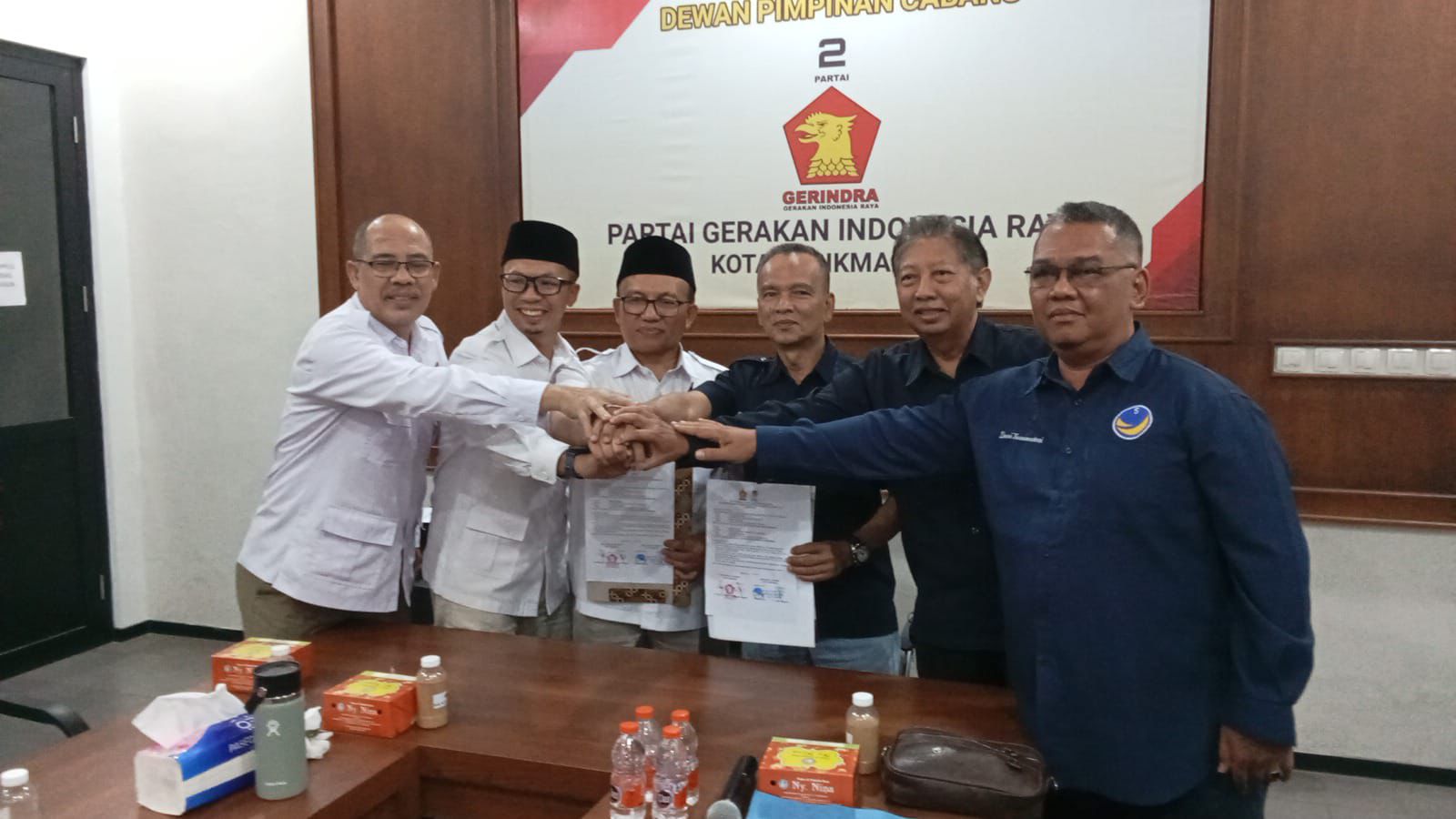 Pengurus Partai NasDem Kota Tasikmalaya sepakat berkoalisi dengan Partai Gerindra