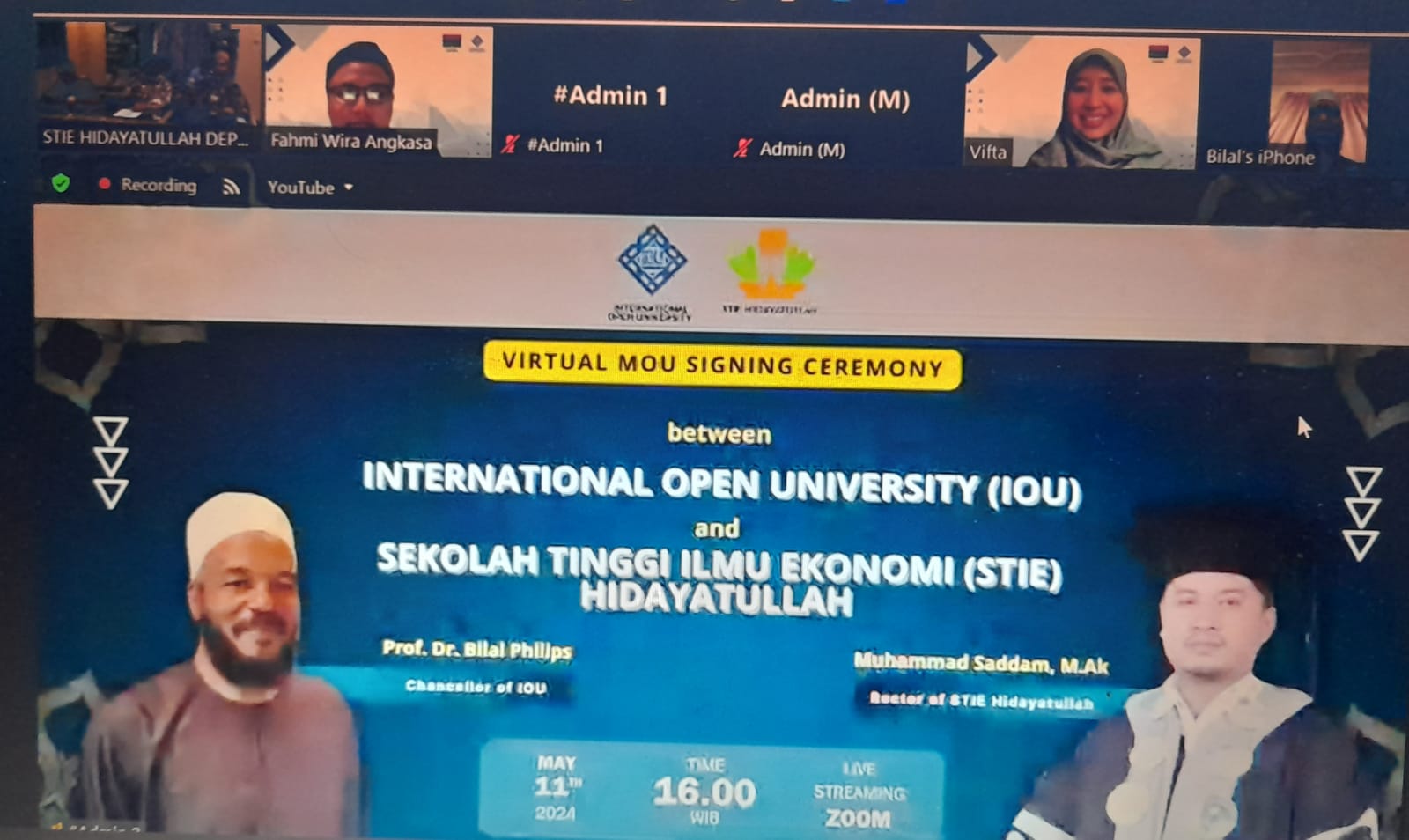 STIE Hidayatullah menjalin kerjasama dengan International Open University (IOU)