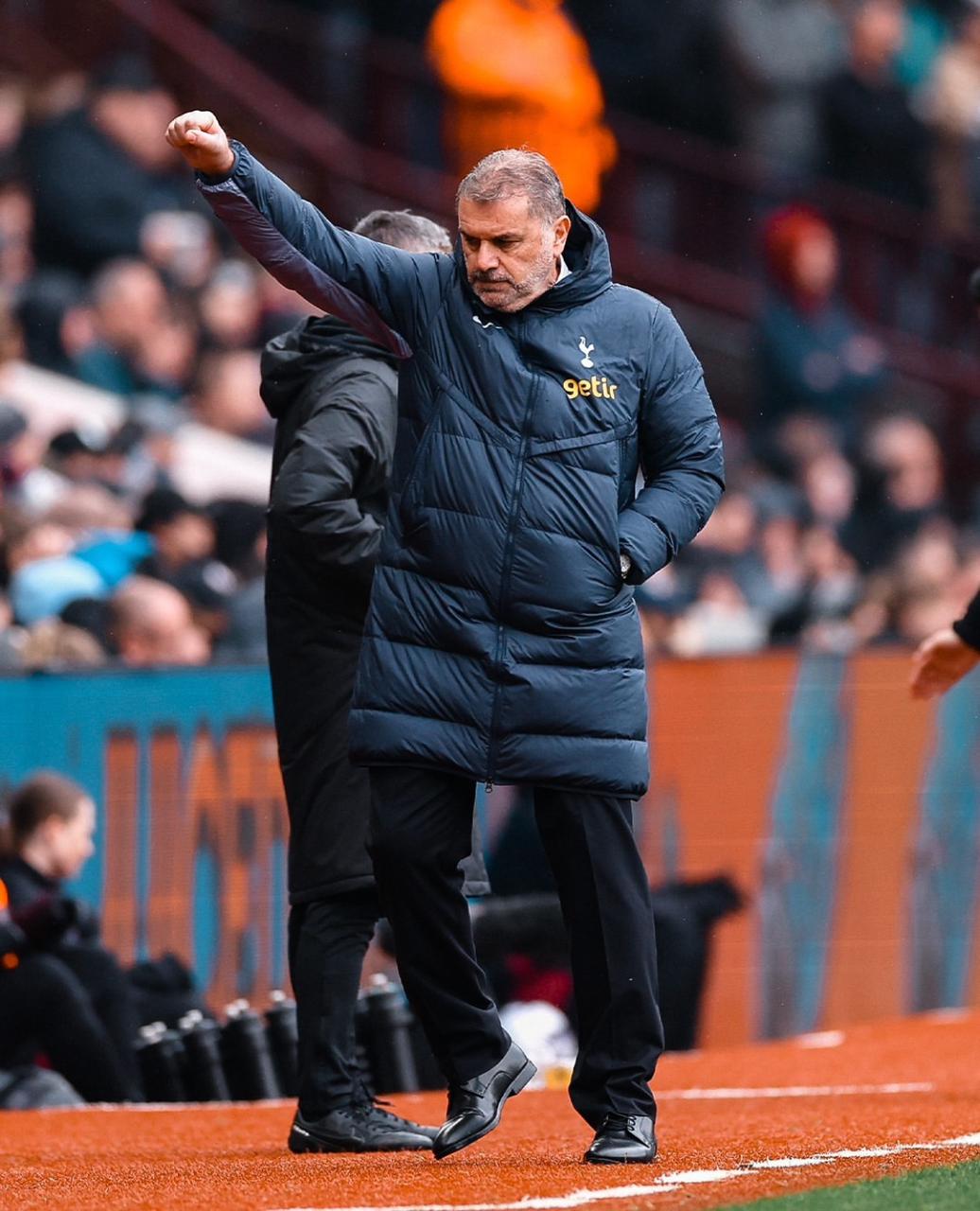 Pelatih ottenham Hotspur Ange Postecoglou . 