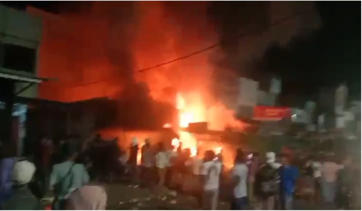 Kebakaran di Bengkulu.