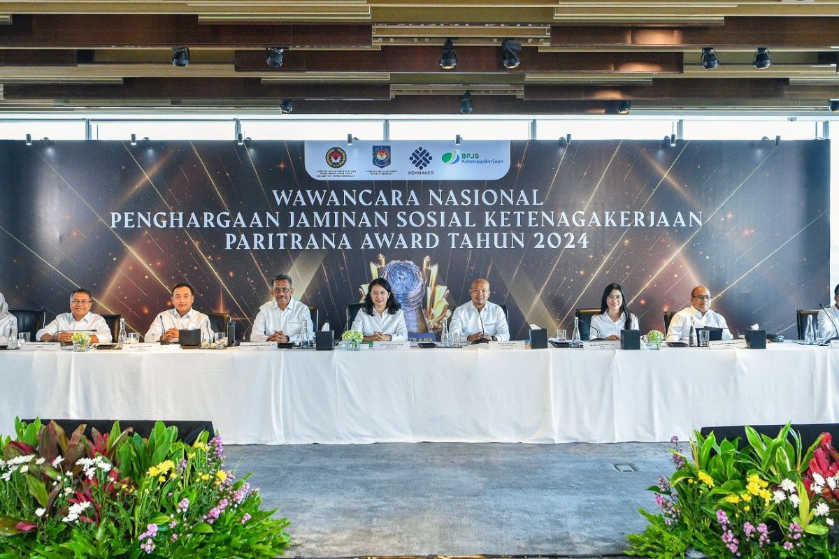 Tahap wawancara nasional Penghargaan Jaminan Sosial Ketenagakerjaan (Paritrana Award).