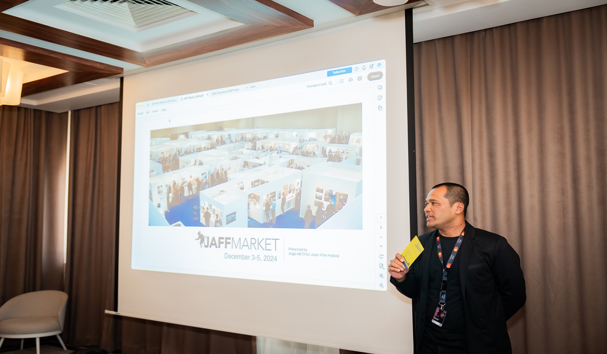 Direktur Festival JAFF Ifa Isfansyah mengumumkan JAFF Market dalam rangkaian agenda Festival Film Cannes.