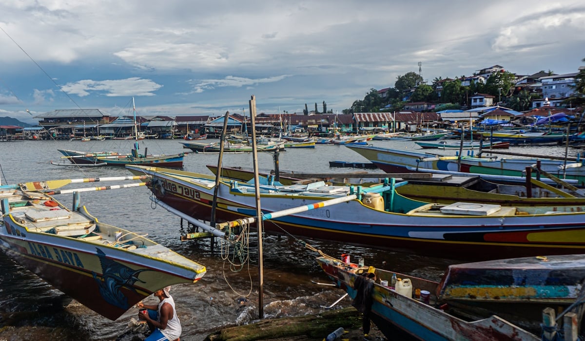 Ilustrasi: Puluhan kapal nelayan parkir di pesisir laut Dok V Mandala, Kota Jayapura, Papua