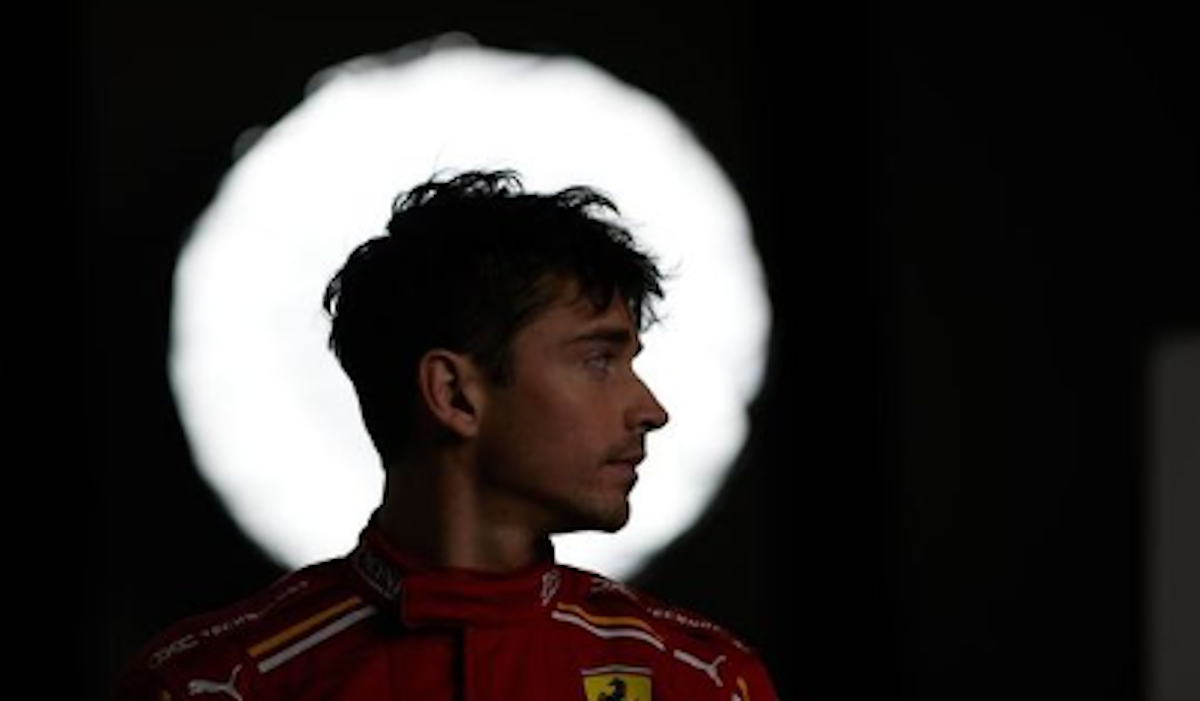 Pembalap Ferrari Charles Leclerc