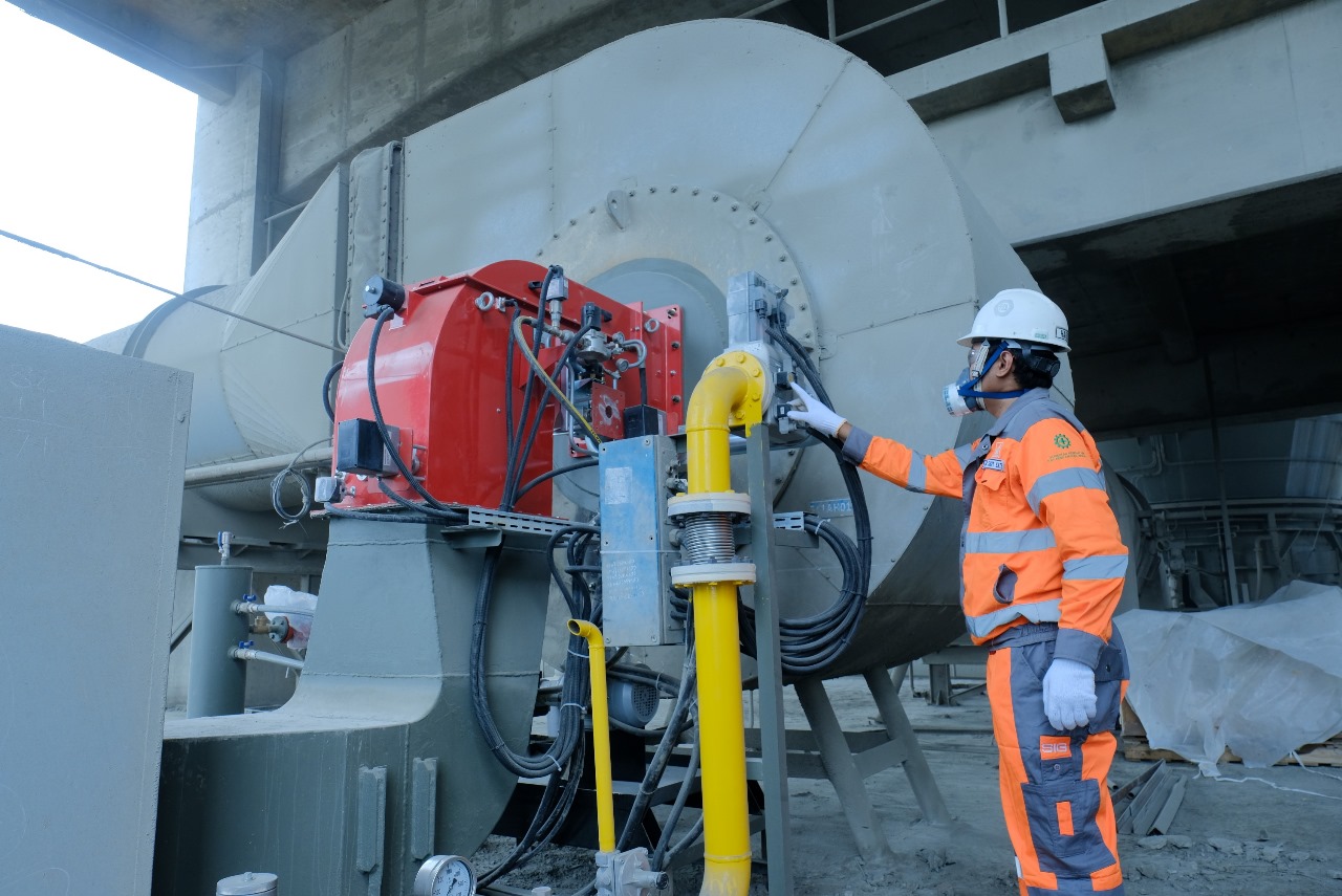 Proses produksi di SIG