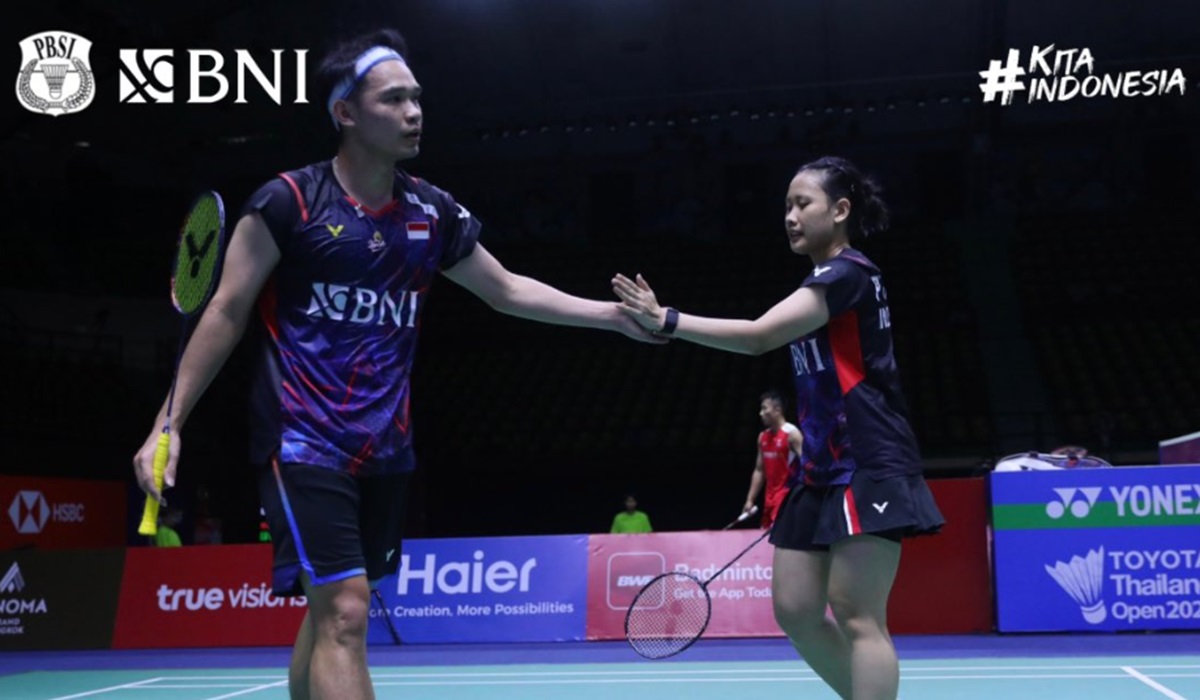 Ganda campuran Indonesia Rinov Rivaldy/Pitha Haningtyas Mentari