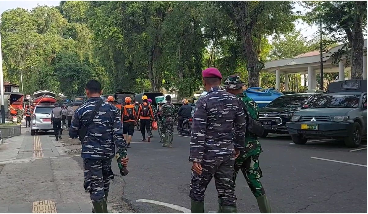 Tim gabungan BPBD Tanah Datar.