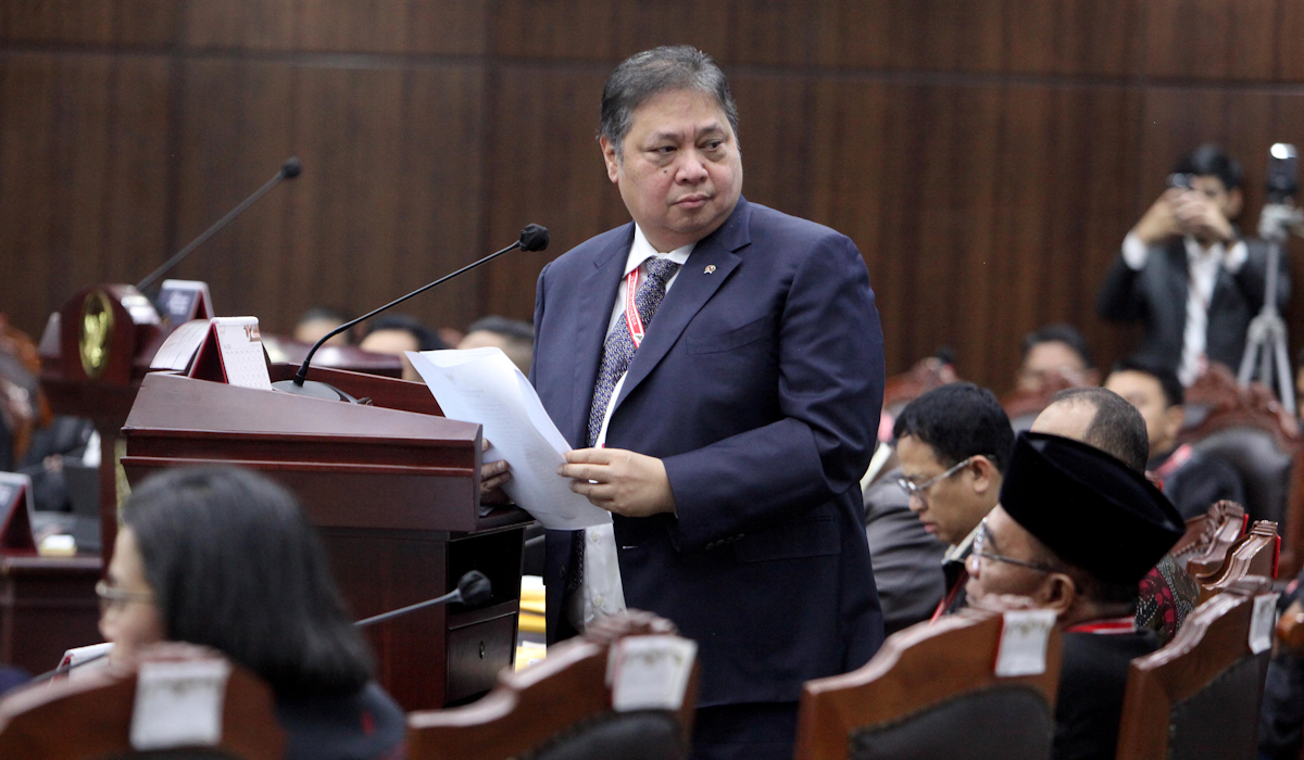 Menteri Koordinator (Menko) Bidang Perekonomian Airlangga Hartarto