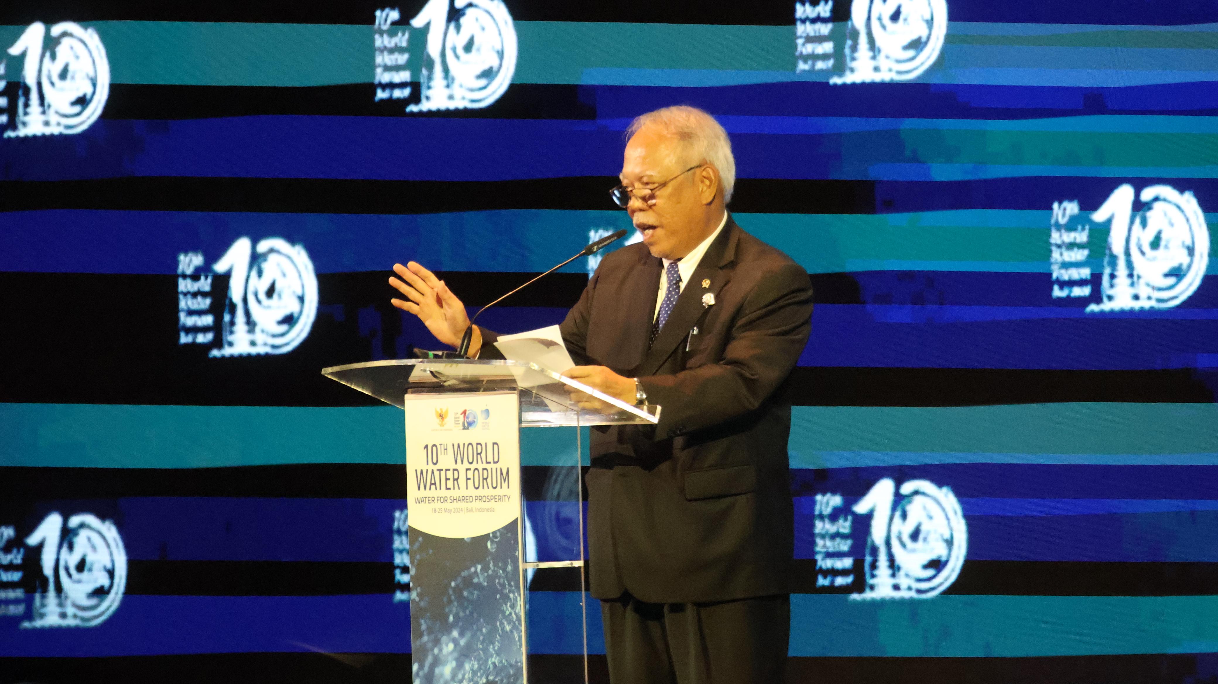 Menteri PUPR RI Basuki Hadimuljono menutup secara resmi World Water Forum ke-10 di Nusa Dua, Bali.