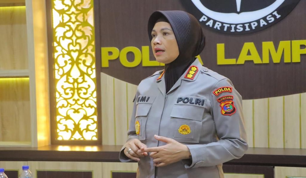 Kabid Humas Polda Lampung Komisaris Besar Umi Fadillah Astutik