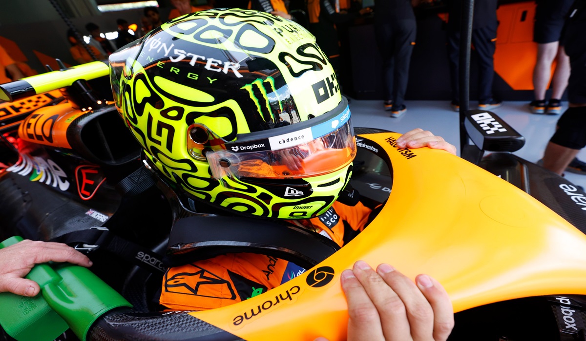 Pembalap McLaren Lando Norris