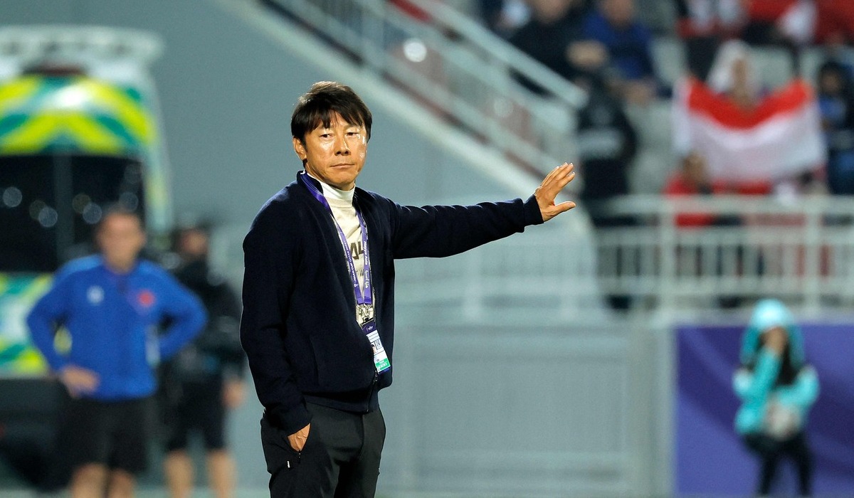 Pelatih timnas u-23 Indonesia, Shin Tae-yong.